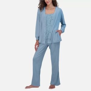 Live2Lounge Ladies' 3-piece Lounge Set Sz XS Cardigan,Tank, Pants NWT Quick Ship
